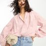 & OTHER STORIES  Puff-Sleeve Blouse Size 34 Image 2