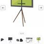 New Sandstrom Chevalet SCHEV19 880 mm TV stand Image 6