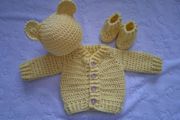 Handmade baby cardy sets newborn and  0-3 months