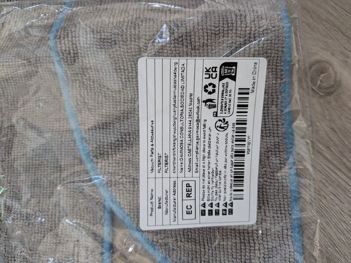2 Pack Compatible Mop Pads for iRobot Roomba Combo