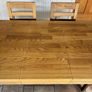 Solid Oak dining table and chairs Image 4