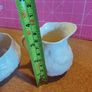 Beleek Irish Pottery Lily Cream and Sugar Set Image 5