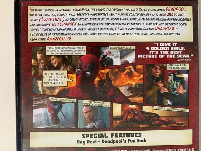 Deadpool (Marvel) [2016] Ryan Reynolds & Morena Baccarin