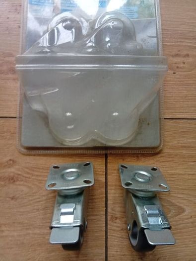 Brand New Heavy Duty Castors Wheels Set 50mm