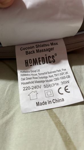 HoMedics Shiatsu Max 2.0 Back and Shoulder Massager