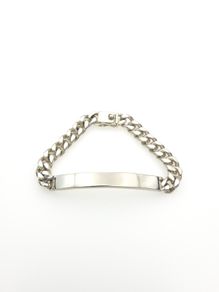 Vintage 925 Sterling Silver Tiffany & Co ID Nameplate Bracelet, Elsa Peretti Designer