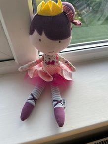 Mamas and papas fairy princess ballerina rattle toy