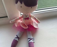 Mamas and papas fairy princess ballerina rattle toy