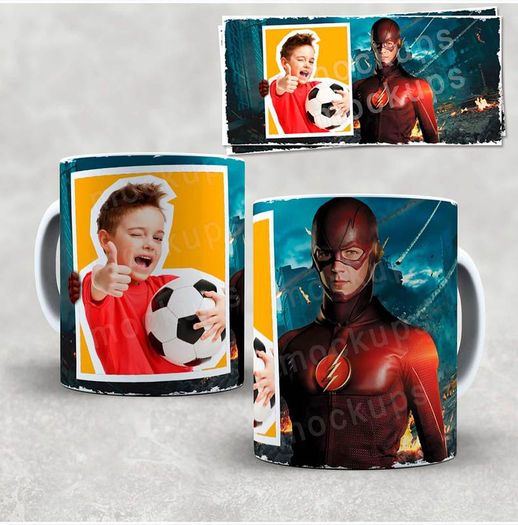Selfie with Superheroes Gift Novelty Mug