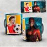 Selfie with Superheroes Gift Novelty Mug Image 6