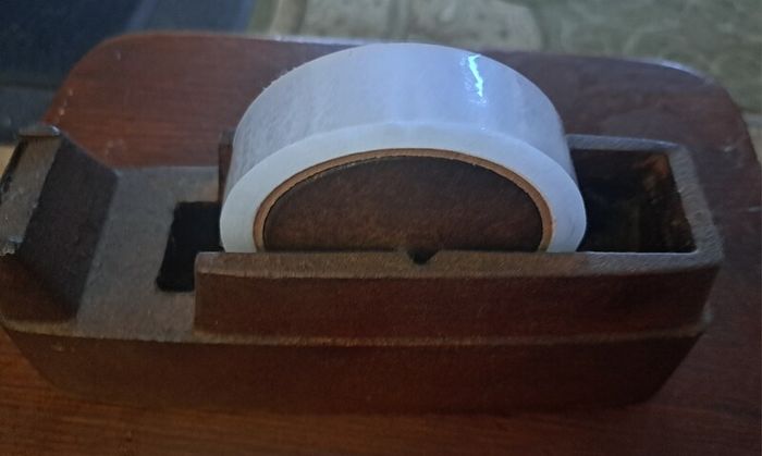 Cast iron Sellotape holder