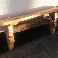 Rustic Driftwood Floating Mantle / Shelf