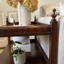Antique oak sidetable Image 3