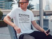 Engineer someone who does precision guesswork based, funny t-shirt