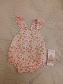 Marks and Spencer Girl's Newborn Playsuit BNWT