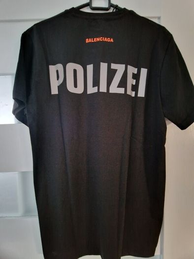 Balenciaga Polizei t-shirt