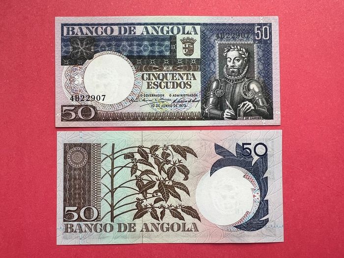 Angola  50 Escudos   1973  ( uncirculated )