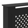 Radiator Cover Black 205 cm Image 6