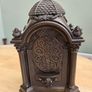 Large Genesis Heavy Cold Cast Bronze Mantle Clock Image 4