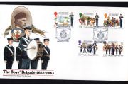 1983 Guernsey Centenary of The Boy's Brigade Commemorative Stamps First Day Cover (FDC)