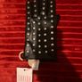 Faux leather studded gloves Image 3
