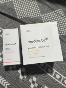 Medicube pdrn pink peptide serum abd Kojic acid brighten pads new