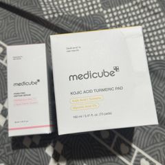 Medicube pdrn pink peptide serum abd Kojic acid brighten pads new
