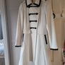 Military Style White Winter Coat Image 4