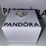Pandora Sparkling Wishbone Heart Ring silver size 50 Image 4