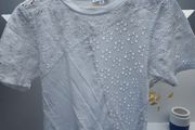beautiful white top, brand new, warehouse size 12
