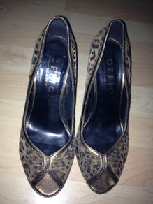 Office leopard print heels