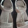 Wide Fit Diamante T Bar Sandal size 9 Image 5