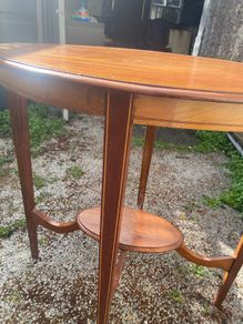 Beautiful solid mahogany side table