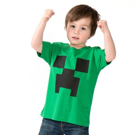 Personalised Minecrafter T-shirt kids minecraft tee t-shirt