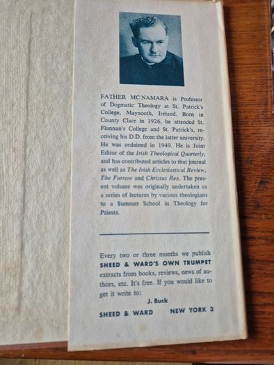 Vintage Mother of The Redeemer. Lectures on Doctrine and Devotion. Kevin McNamara. Religious. 1960