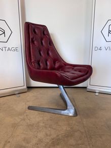 Mid Century Modern Sculpta chair by Vladimir Kagan for Chromcraft