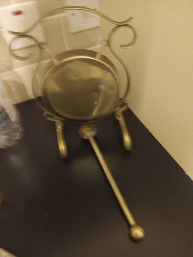 silver plated gong