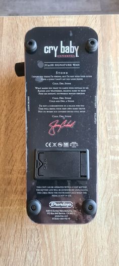 Dunlop Jerry Cantrell Wah Ltd Edition
