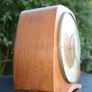 Vintage Smiths Art Deco Wooden Mantle Clock Arabic numerals and chapter dial. (in working order) Image 7