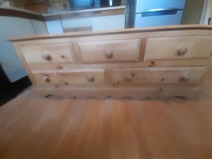 Pine wardrobe
