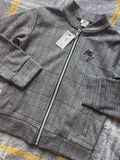 Brand New River Island Boys Grey Check Track Jacket