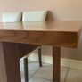 Extending 6 Seater Dining Table - Dark Oak + 6 dining chairs Image 6