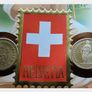 Switzerland Uruguay joint issue coins stamps first day cover 1844 -1994 Image 4