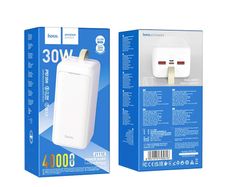 Hoco J111C Smart Charge Dual Out Power Bank PD30W 40000mAh White