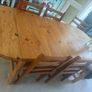 Table-extendable with 6 chairs Image 4