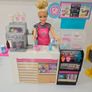Barbie Coffee Shop Bundle 3 Dolls  Table & Chairs Image 6