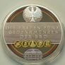 West Germany  5 Deutsche Mark Germanic Museum Silver plated gold gilt Proof XXL - 140 grams Image 2