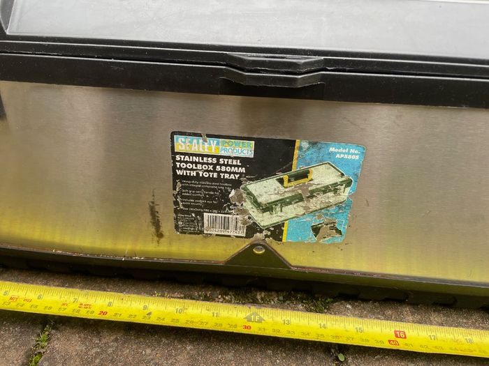 Sealey Stainless Steel Toolbox