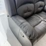 Black Leather Recliner Sofa Set (2-Seater & 1-Seater) Image 5