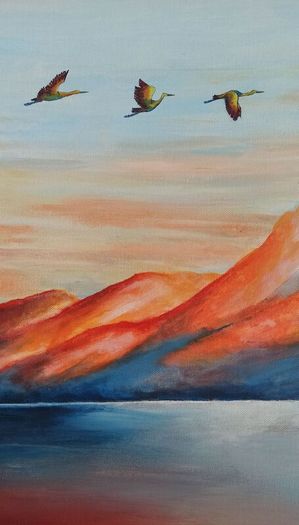 Original large abstract canvas painting